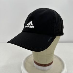 Adidas Adizero Climacool Womens Athletic Hat Hook & Loop Strapback Black #C118